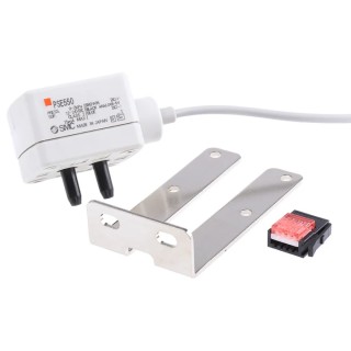 SMC Pressure Sensor Vacuum, IP40, 50 kPa Maximum Pressure, 12V & 24V DC Voltage, Digital Display