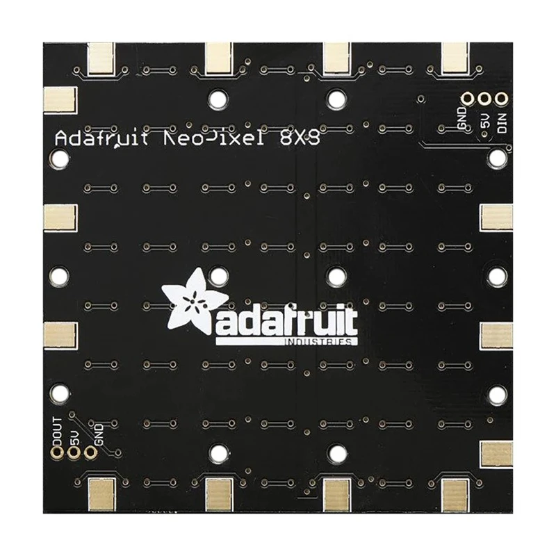 ADAFRUIT INDUSTRIES NeoPixel NeoMatrix 64 RGBW Neutral White LED Matrix Module 71x71x3 mm 24.2g 2871