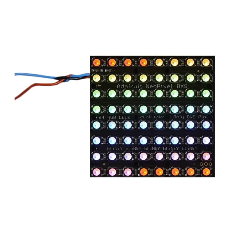 ADAFRUIT INDUSTRIES NeoPixel NeoMatrix 64 RGBW Cool White LED Matrix Module 8x8 71x71x3 mm 24.2 g 2872