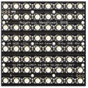 ADAFRUIT INDUSTRIES NeoPixel NeoMatrix 64 RGBW Cool White LED Matrix Module 8x8 71x71x3 mm 24.2 g 2872