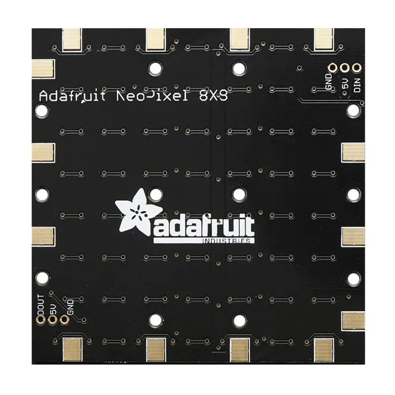 ADAFRUIT INDUSTRIES NeoPixel NeoMatrix 64 RGBW Cool White LED Matrix Module 8x8 71x71x3 mm 24.2 g 2872