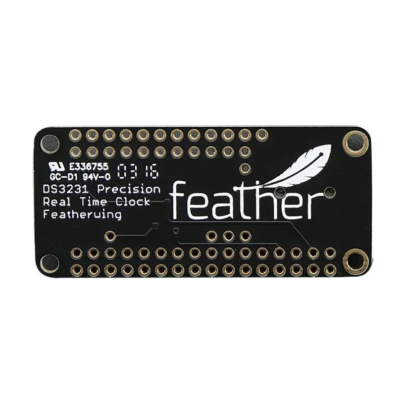 ADAFRUIT INDUSTRIES FeatherWing Precision Real Time Clock Add On Board DS3231 for Feather Development Board 3028