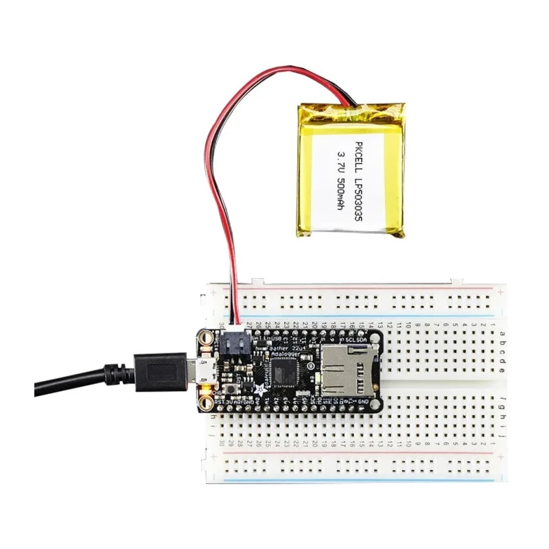 ADAFRUIT INDUSTRIES Feather 32u4 Adalogger MCU Development Board 2795