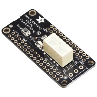 ADAFRUIT INDUSTRIES FeatherWing Non-Latching Relay Board for Adafruit Feather Development Board 5V 2A 250V AC 2895