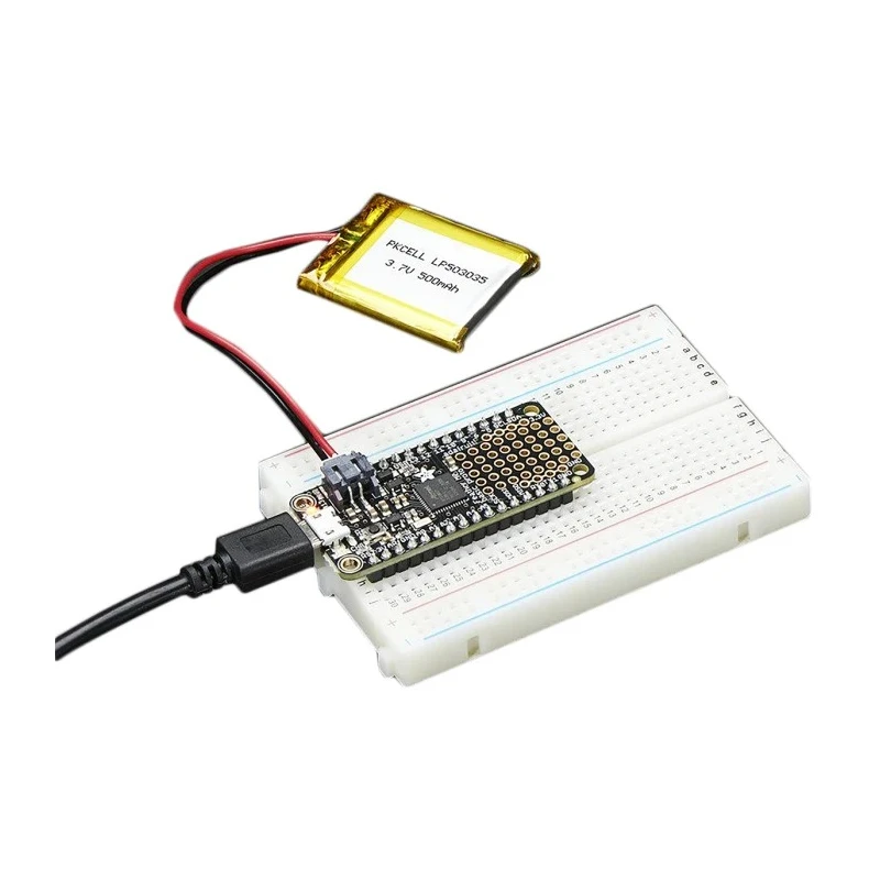 ADAFRUIT INDUSTRIES MCU Development Board Feather M0 Basic Proto 3.3V 256KB Flash 32KB RAM Cortex M0 48MHz 2772