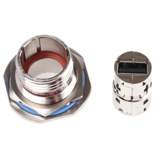 Amphenol Socapex USB Connector Straight Female 1 Port USB Type A 5V 5A IP68 USBFTV71N