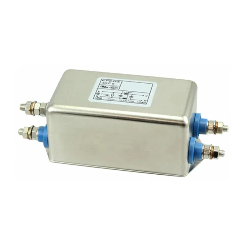TDK Chassis Mount EMC Power Line Filter 20 A 250V AC/DC 50Hz-60Hz Screw Termination B84112G0000M120