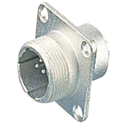 Hirose Circular Connector, 7 Contacts, Panel Mount, M22 Connector, Socket, Male, JR Series JR16RK-7P