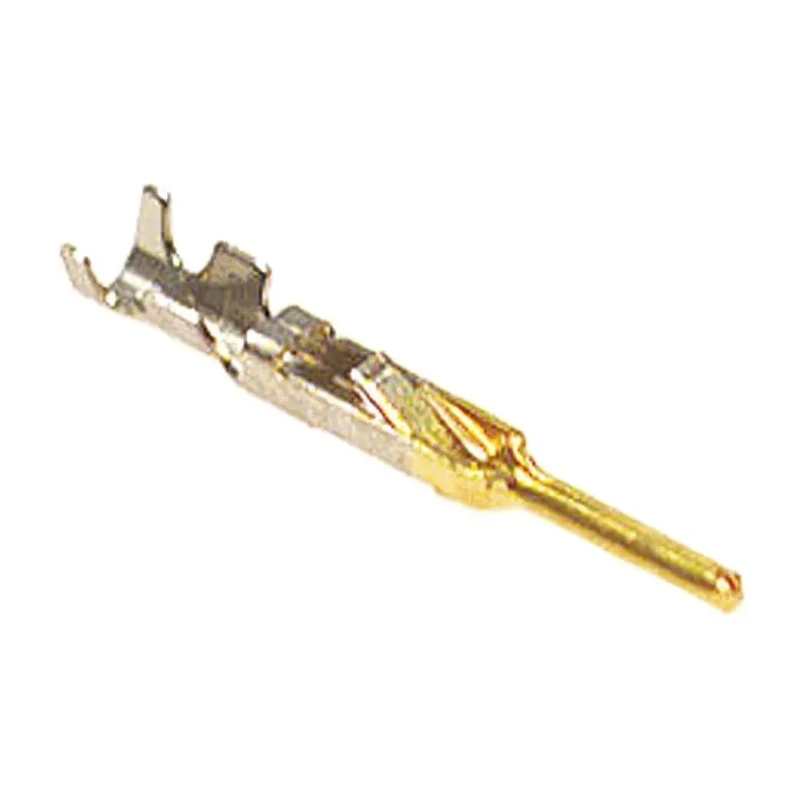 Hirose Male Crimp Circular Connector Contact Wire Size 26, 30AWG Gold Plated 300V HR30-PC-111