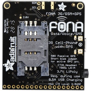 ADAFRUIT INDUSTRIES FONA 3G GSM 3G Cellular Breakout Board 1.9 GHz 2691