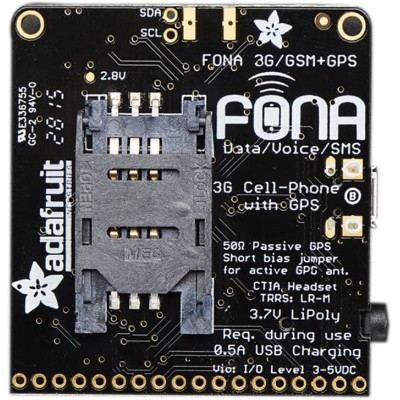 ADAFRUIT INDUSTRIES FONA 3G GSM 3G Cellular Breakout Board 1.9 GHz 2691