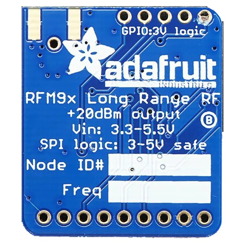 ADAFRUIT INDUSTRIES Communication & Wireless Development Tool 433MHz SPI RF Transceiver Breakout Board RFM96W 3073