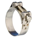 Jubilee Stainless Steel Bolt Drive Hose & Jubilee Clip 68-73 mm Zinc Plated JSC073SS316