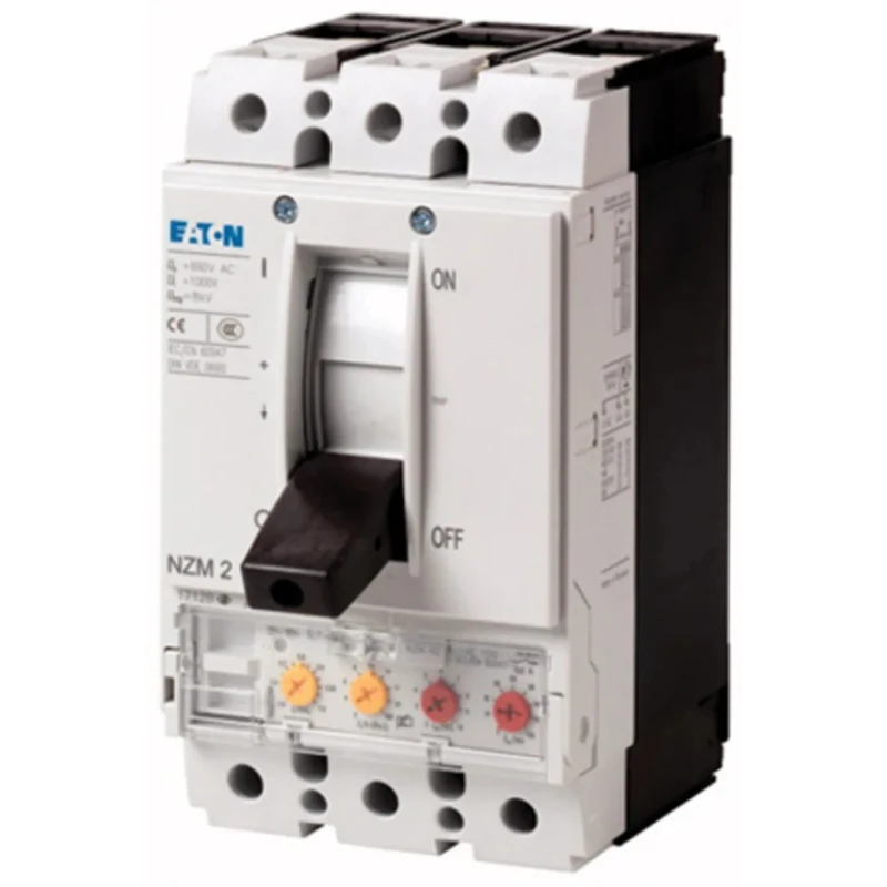 Eaton xEnergy Molded Case Circuit Breaker 1-Pole 250A Breaking Capacity 150 kA Fixed Electronic Trip 259127 NZMH2-VE250