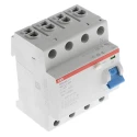 ABB F200 Series Residual Current Circuit Breaker 25A 4-Pole 300mA Type AC 400V AC 2CSF204001R3250 F204 AC-25/0,3