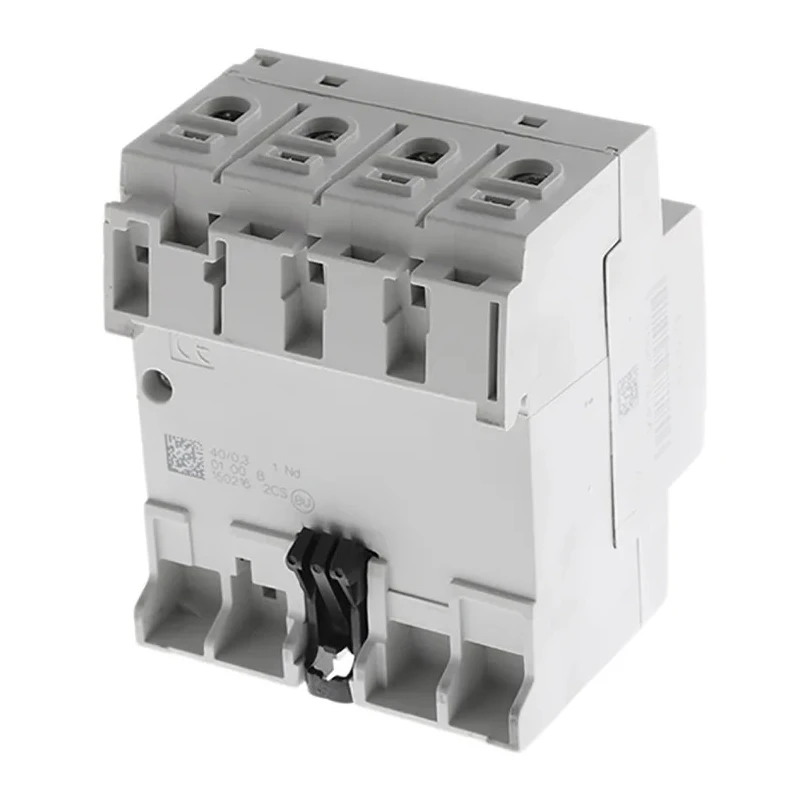 ABB F200 Series Residual Current Circuit Breaker 25A 4-Pole 300mA Type AC 400V AC 2CSF204001R3250 F204 AC-25/0,3