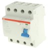 ABB Residual Current Circuit Breaker 40A 4-Pole 300mA Type AC 400V F200 Series 2CSF204001R3400 F204 AC-40/0,3