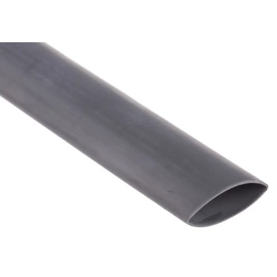 RS PRO Halogen Free Flame Retardant Polyolefin Heat Shrink Tubing Grey 12.7 mm Sleeve Diameter 1.2 m Length 2:1 537-8077