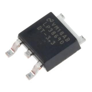 Texas Instruments Surface Mount Voltage Regulator 10V Max Input 1μA Quiescent Current TO-252 3-Pin LP38690DT-3.3/NOPB