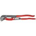 Knipex Pipe Wrench with 70 mm Jaw Capacity, 560 mm Overall Length, Metal Handle, Chrome Finish 83 61 020