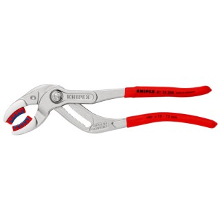 Knipex 1-Piece Pipe Wrench, 250mm Overall Length, 75mm Jaw Opening, Chrome Vanadium Steel 81 13 250