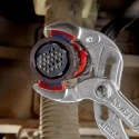 Knipex 1-Piece Pipe Wrench, 250mm Overall Length, 75mm Jaw Opening, Chrome Vanadium Steel 81 13 250