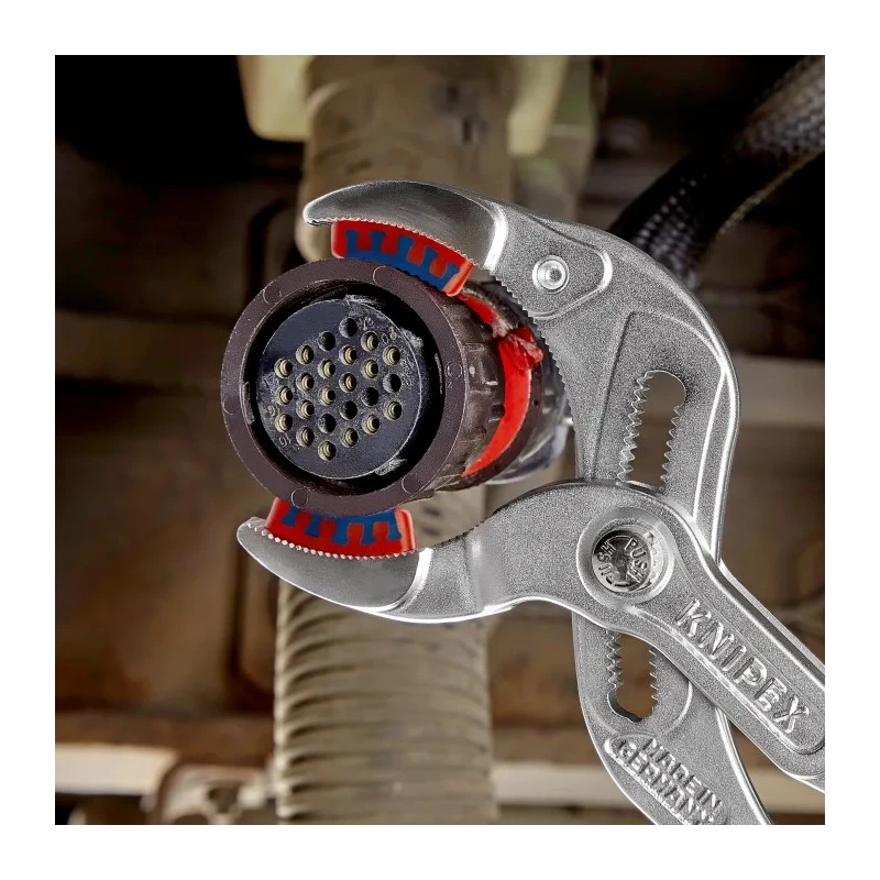 Knipex 1-Piece Pipe Wrench, 250mm Overall Length, 75mm Jaw Opening, Chrome Vanadium Steel 81 13 250