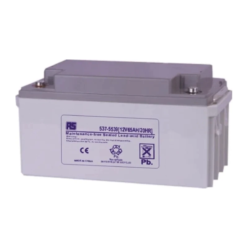 RS PRO 12 V T6 Sealed Lead Acid Battery, 65 Ah, 178 mm x 348 mm 537-5539