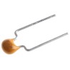 KEMET 100 nF Multilayer Ceramic Capacitor, 50V dc, ±20 %, Through Hole Radial C322C104M5U5TA