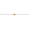 KEMET 220 nF Multilayer Ceramic Capacitor, 50V dc, Axial Mount, Z5U Dielectric, ±20% Tolerance, Aximax 400 C410C224M5U5TA