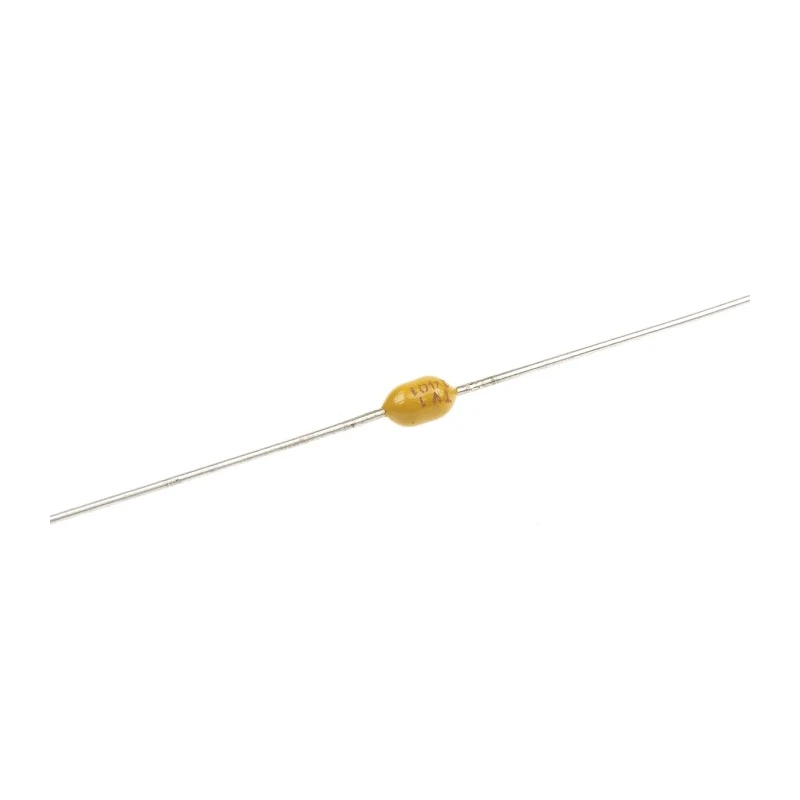 KEMET 100 nF Multilayer Ceramic Capacitor Axial 50V DC ±10% Aximax 400 Series C412C104K5R5TA