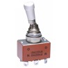 NKK Switches Panel Mount Toggle Switch On-Off-(On) DPDT Solder Terminal 30 V dc 125 V ac S6AL