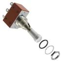 NKK Switches Panel Mount Toggle Switch On-Off-(On) DPDT Solder Terminal 30 V dc 125 V ac S6AL