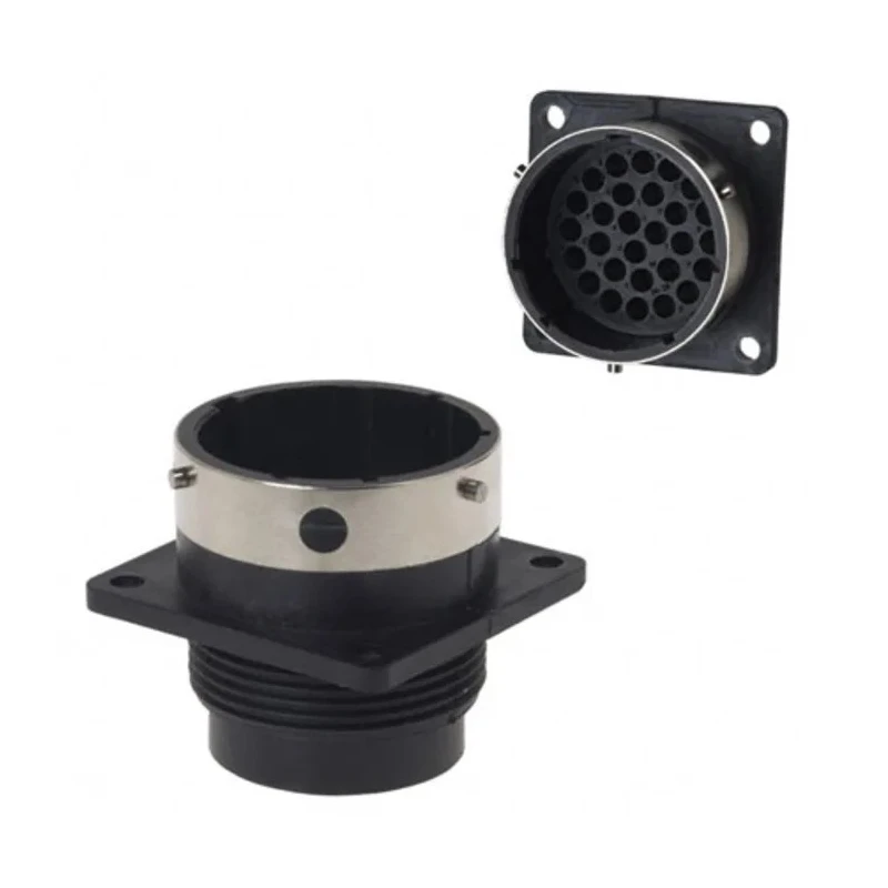 Souriau Sunbank by Eaton Circular Connector 28 Contacts Flange Standard Plug Male IP65 UTG02028P