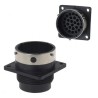 Souriau Sunbank by Eaton Circular Connector 28 Contacts Flange Standard Plug Male IP65 UTG02028P