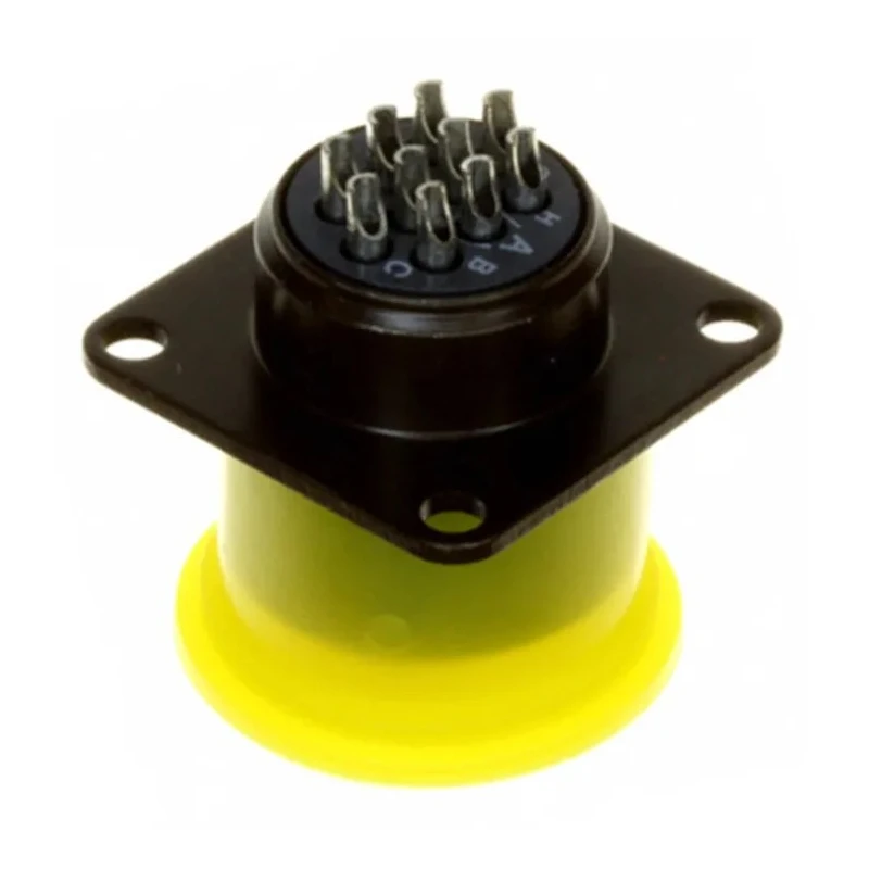 Souriau Sunbank by Eaton MIL Spec Circular Connector 10 Way Cable, Copper Alloy Straight Male Green Female 85102E1210S50