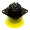 Souriau Sunbank by Eaton MIL Spec Circular Connector 10 Way Cable, Copper Alloy Straight Male Green Female 85102E1210S50