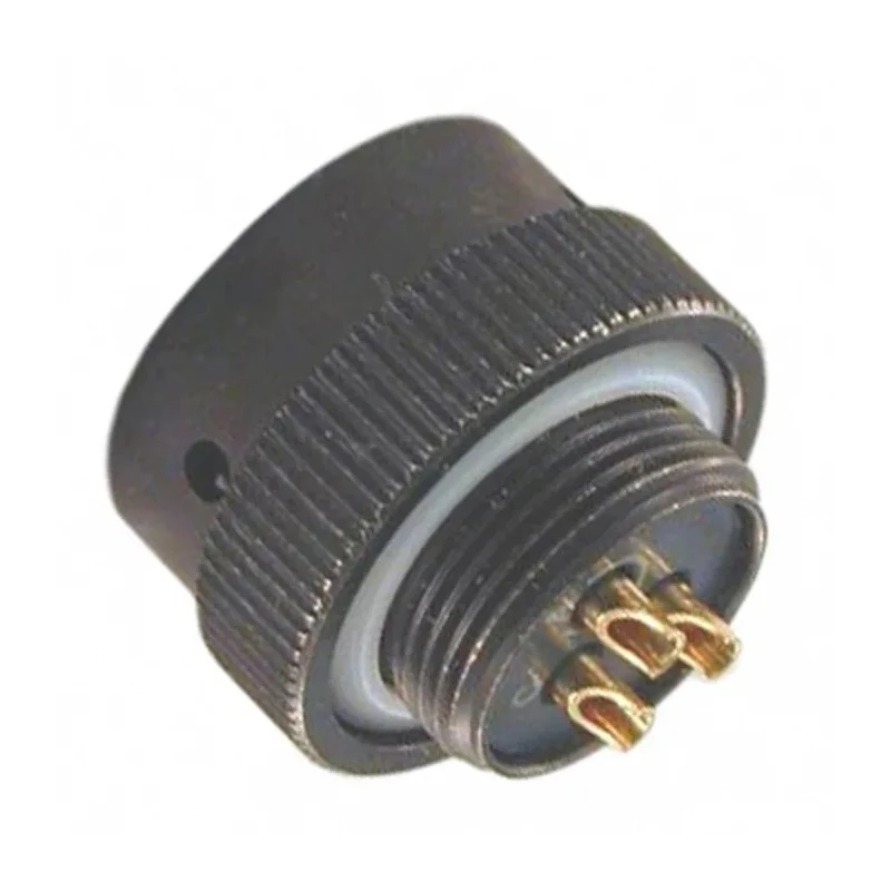 Souriau Sunbank by Eaton MIL Spec Circular Connector 3 Contacts 13A 300V AC Cable Mount Straight Copper Alloy 85106EC123S50