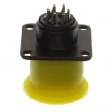 ITT Cannon MIL Spec Circular Connector Copper Alloy Straight 6 Way Cable Male Female 200V 7.5A 85102E106S50