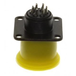 ITT Cannon MIL Spec Circular Connector Copper Alloy Straight 6 Way Cable Male Female 200V 7.5A 85102E106S50