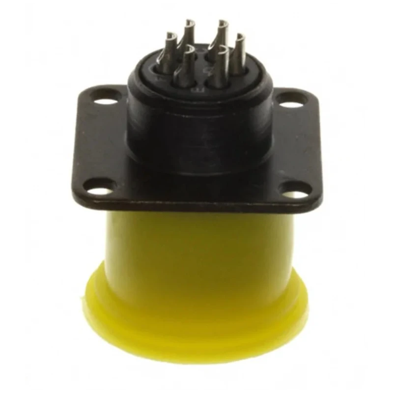 ITT Cannon MIL Spec Circular Connector Copper Alloy Straight 6 Way Cable Male Female 200V 7.5A 85102E106S50