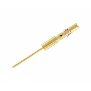 Souriau Sunbank by Eaton Female Solder Circular Connector Contact, Contact Size 16, 13A, 750V, Brass Material RC20M12E84K
