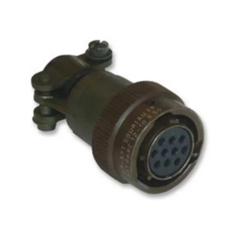 Souriau Sunbank by Eaton MIL Spec Circular Connector Copper Alloy Straight 6 Way Cable Female Green 200V AC 85106RC106S50