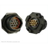 Souriau Sunbank by Eaton Circular Connector, 10 Contacts, Panel Mount, Standard Size, Plug Male, IP68 IP69K UTS712D10P32