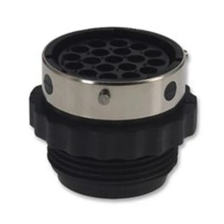 Souriau Sunbank by Eaton Circular Connector, 4 Contacts, Cable Mount, Plug, Female, IP65, 2kV, 13A, Thermoplastic UTG1104SH