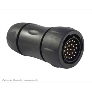 Souriau Sunbank by Eaton Circular Connector Cable Mount, 32 Contacts, Socket Male, 4A, 32V, IP68 IP69K UTS6JC1832P