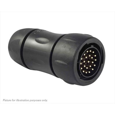 Souriau Sunbank by Eaton Circular Connector Cable Mount, 32 Contacts, Socket Male, 4A, 32V, IP68 IP69K UTS6JC1832P