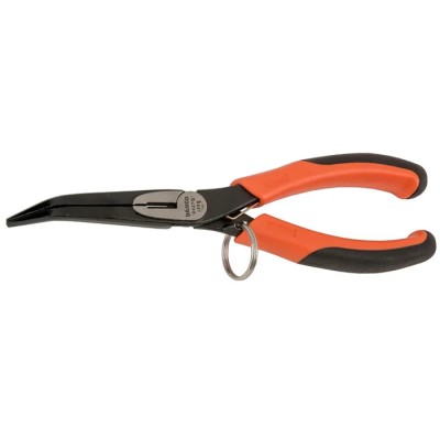 Bahco Long Nose Plier Serrated High Performance Alloy Steel Phosphate Finish Ergonomic Handle 200mm Overall TAH2427G-200