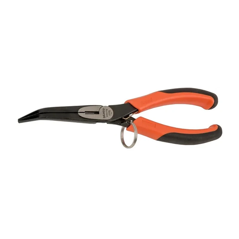 Bahco Long Nose Plier Serrated High Performance Alloy Steel Phosphate Finish Ergonomic Handle 200mm Overall TAH2427G-200