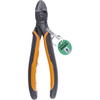 Bahco Side Cutter with High Performance Steel Alloy Jaw, Thermoplastic Grip, Polypropylene Handle, 165mm Length TAH2101G-160